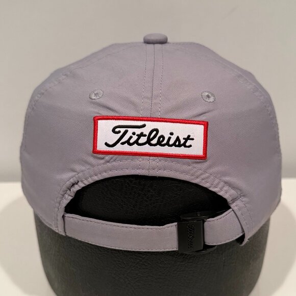 Titleist Footjoy Pro V1 Strapback Adjustable Golf Hat Cap Gray - Picture 4 of 6